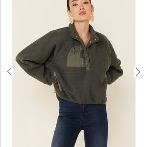 Free people hit the slopes fleece size small